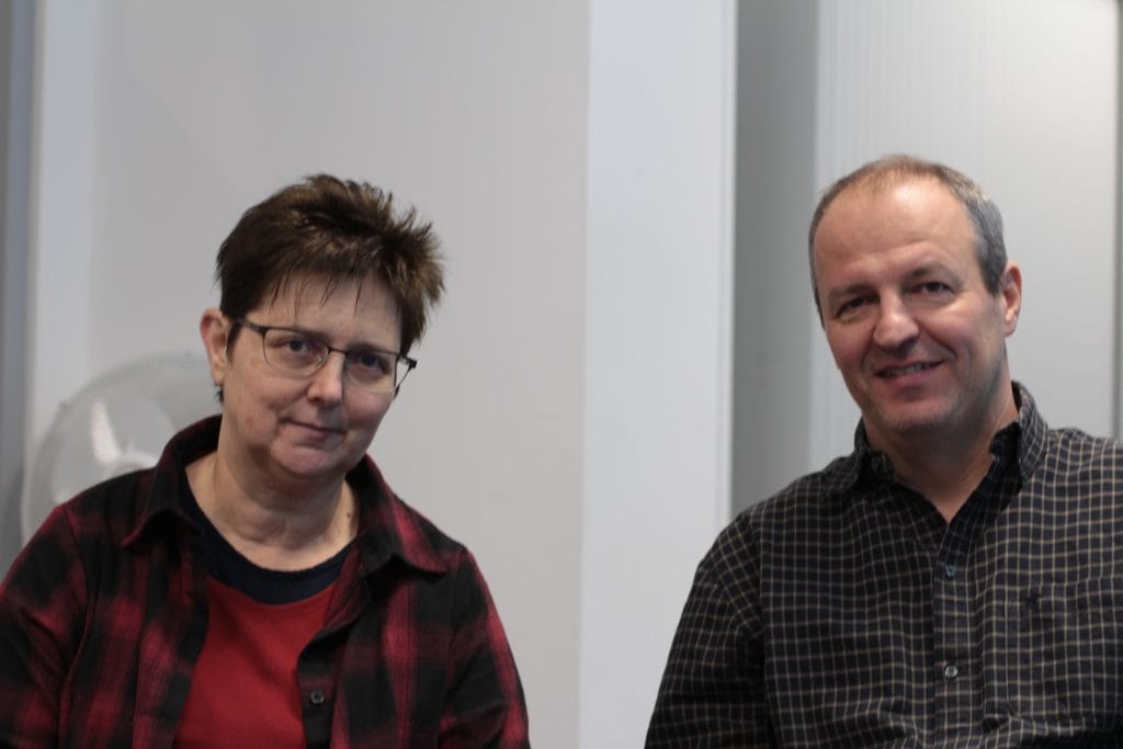 Monica Cepko and Zoltan Alpashi